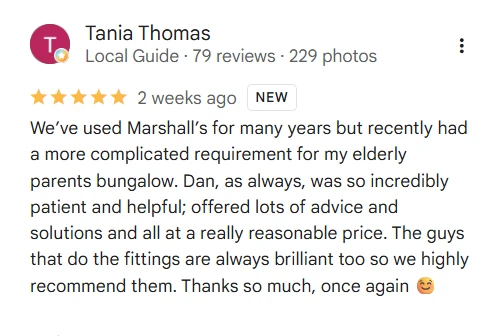 Google Review Tania Thomas